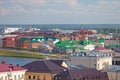 Aerial view of Mardzhani Mosque in Kazan Royalty Free Stock Photo